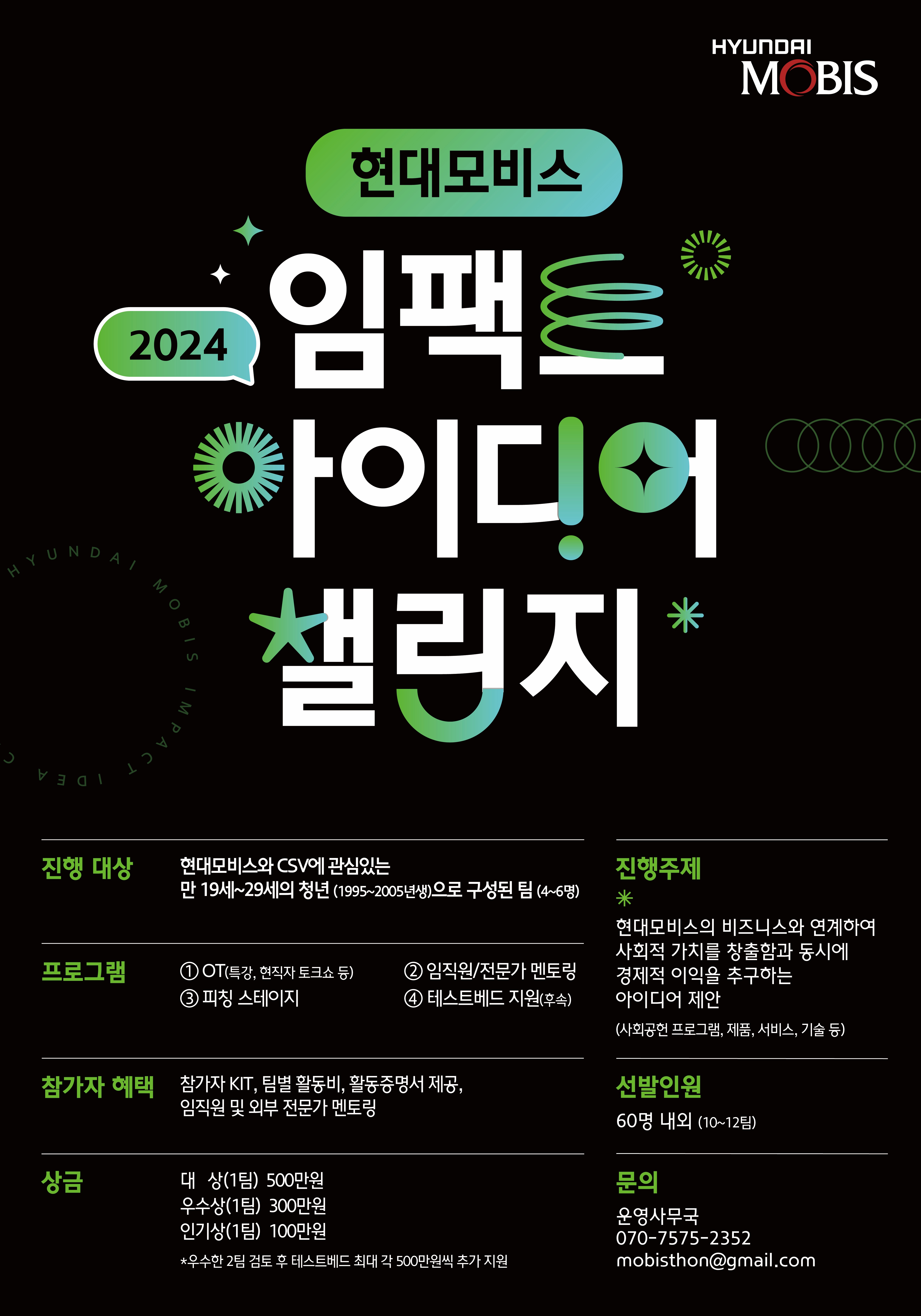 2024년 현대모비스 임팩트 아이디어 챌린지